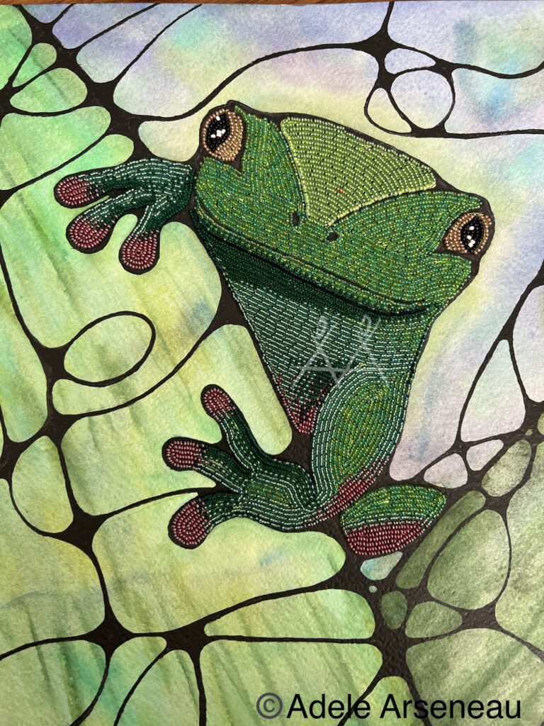 Green Frog Art
